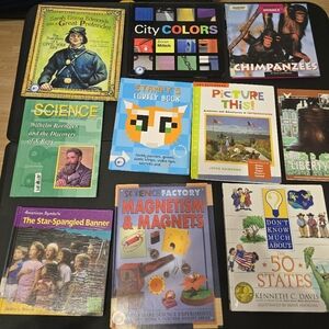 Children's Educational Book Set Of 10 Hardcover Books